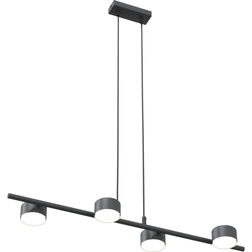 Luster na lanku SORA 4xGX53/12W/230V čierna