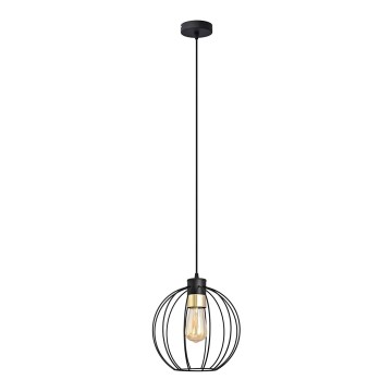 Luster na lanku STARLIGHT 1xE27/15W/230V čierna/zlatá