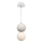 Luster na lanku STRING 1xG9/4W/230V biela