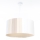 Luster na lanku STRIPES 1xE27/60W/230V priemer 40 cm krémový