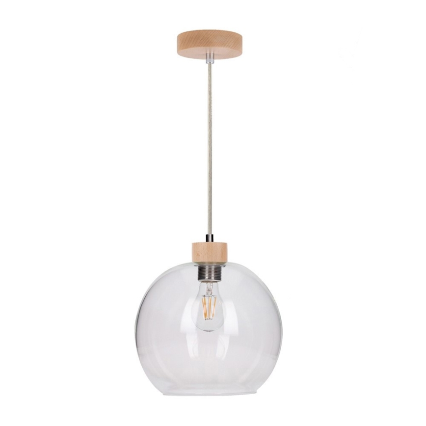 Luster na lanku SVEA 1xE27/60W/230V breza