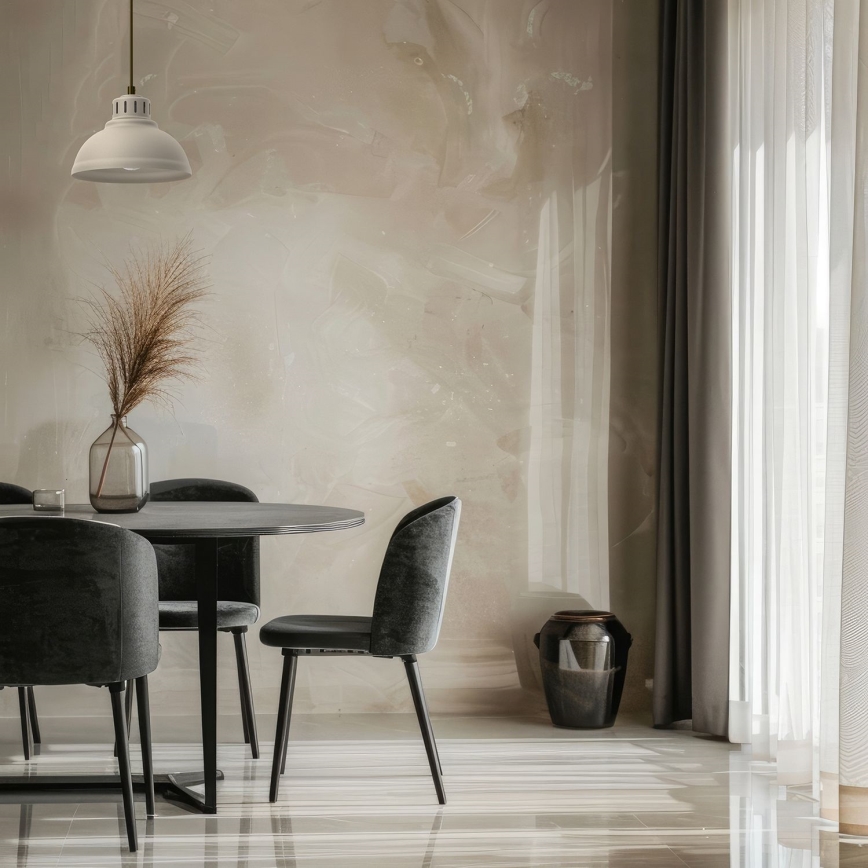 Luster na lanku SVEN 1xE27/15W/230V béžová