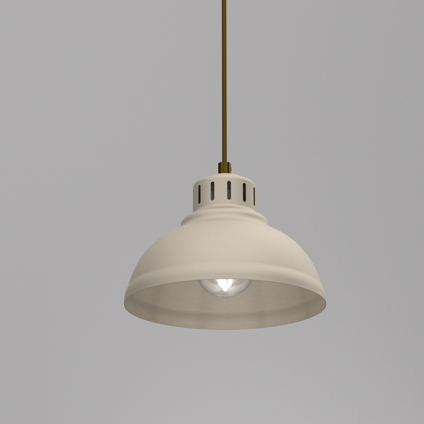 Luster na lanku SVEN 1xE27/15W/230V béžová