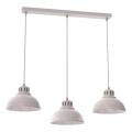 Luster na lanku SVEN 3xE27/15W/230V krémový