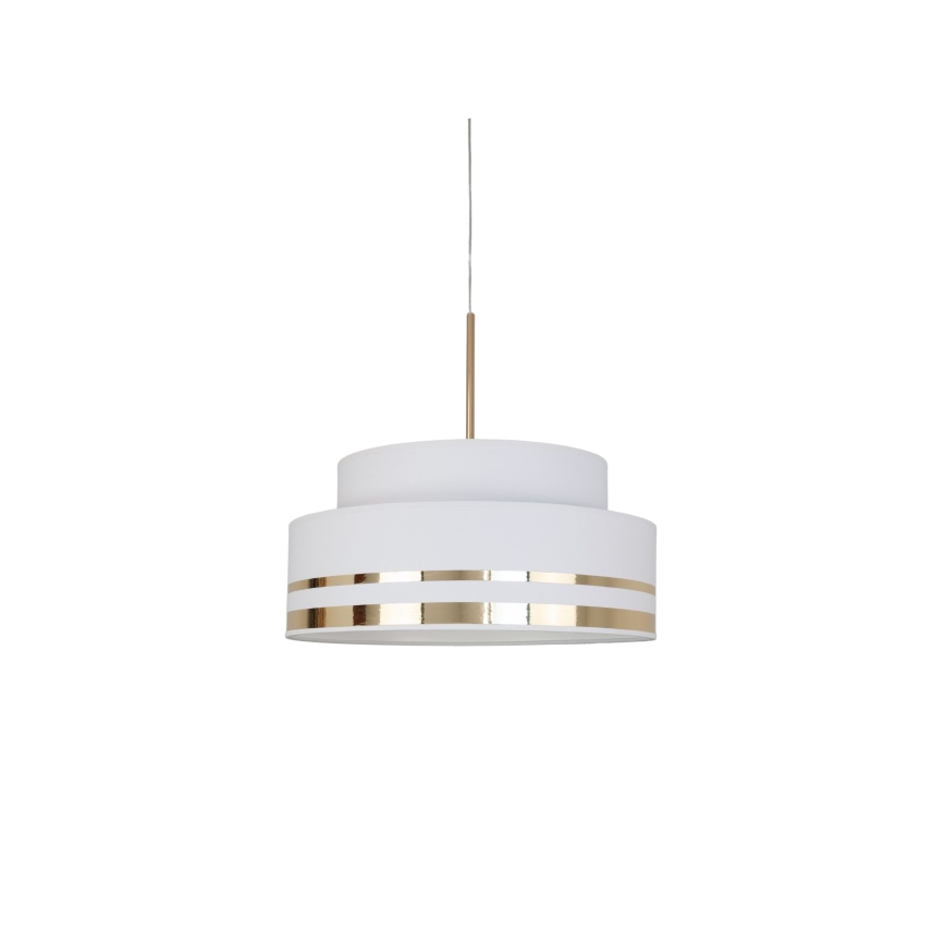 Luster na lanku TAMI 1xE27/60W/230V krémová/zlatá