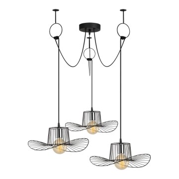 Luster na lanku TEL 3xE27/40W/230V pavúk