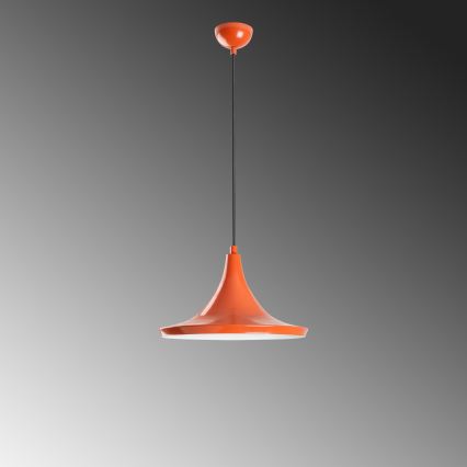 Luster na lanku TOM 1xE27/40W/230V oranžová