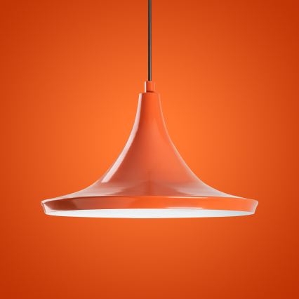 Luster na lanku TOM 1xE27/40W/230V oranžová