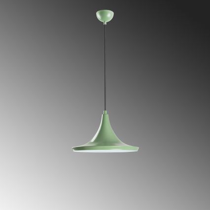 Luster na lanku TOM 1xE27/40W/230V zelená