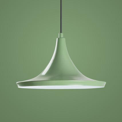 Luster na lanku TOM 1xE27/40W/230V zelená