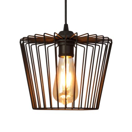 Luster na lanku TORRI 3xE27/15W/230V čierna
