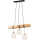 Luster na lanku TRENO 3xE27/25W/230V borovica