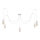 Luster na lanku TUBE LONG 5xE27/10W/230V biela