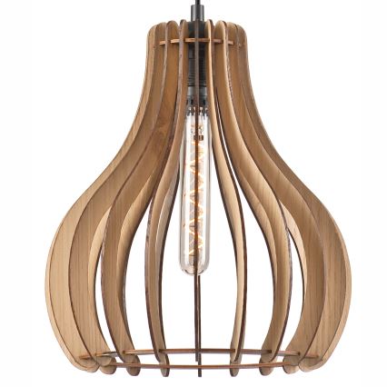 Luster na lanku TUCCI 1xE27/60W/230V pr. 29 cm dub