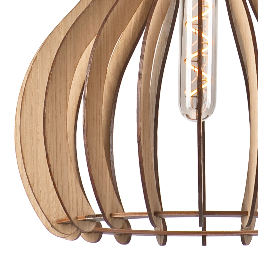 Luster na lanku TUCCI 1xE27/60W/230V pr. 29 cm dub