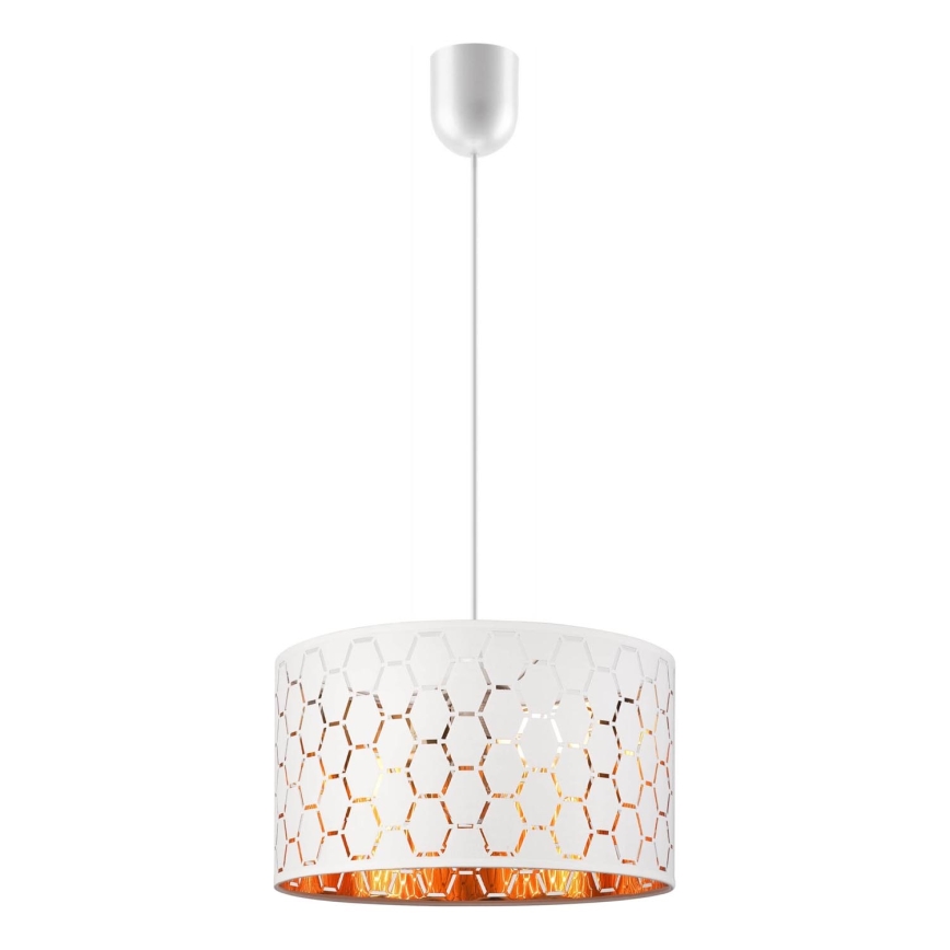 Luster na lanku ULLE 1xE27/15W/230V biela