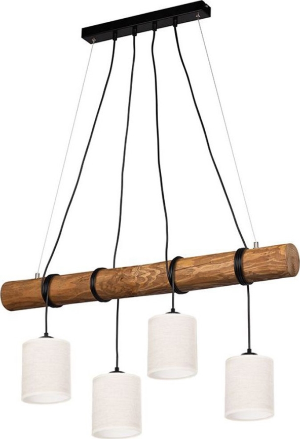 Luster na lanku ULMO 4xE27/25W/230V borovica