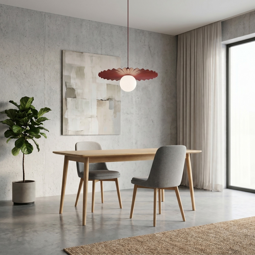 Luster na lanku UMBRA 1xG9/8W/230V červený