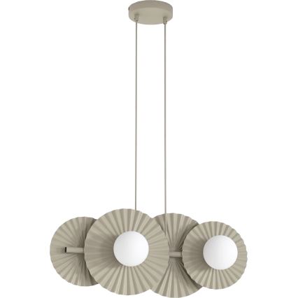 Luster na lanku UMBRA 4xG9/8W/230V béžový