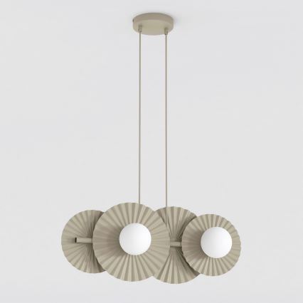 Luster na lanku UMBRA 4xG9/8W/230V béžový