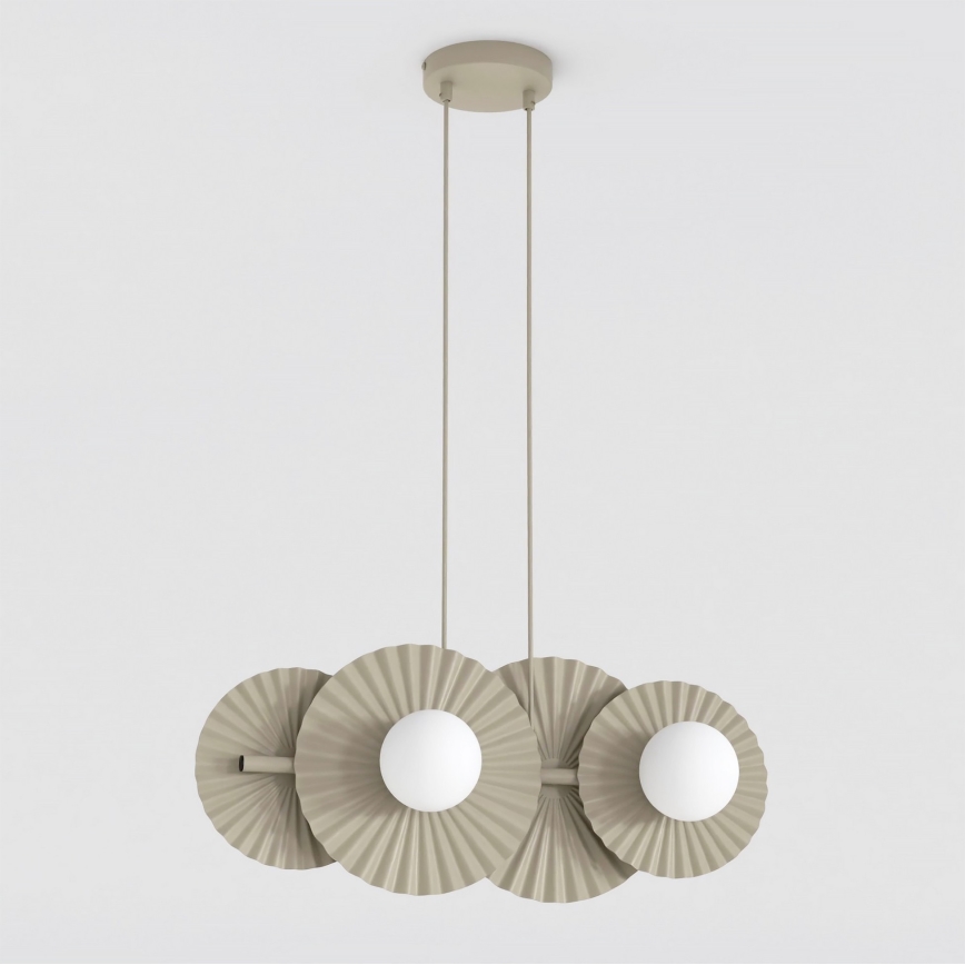 Luster na lanku UMBRA 4xG9/8W/230V béžový