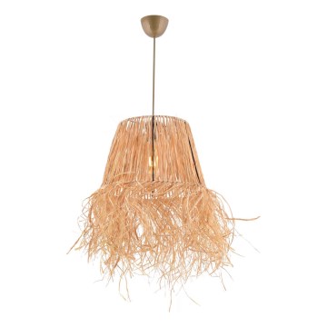 Luster na lanku VALANCE 1xE27/40W/230V hnedá