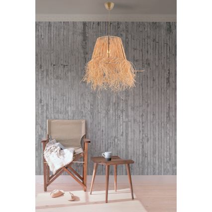 Luster na lanku VALANCE 1xE27/40W/230V hnedá