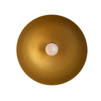 Luster na lanku VESPER 1xE27/15W/230 priemer 30 cm čierna/zlatá