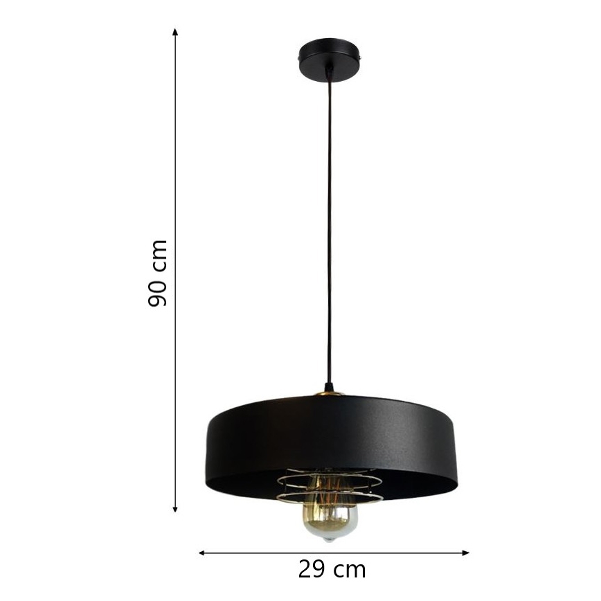 Luster na lanku VEST 1xE27/60W/230V