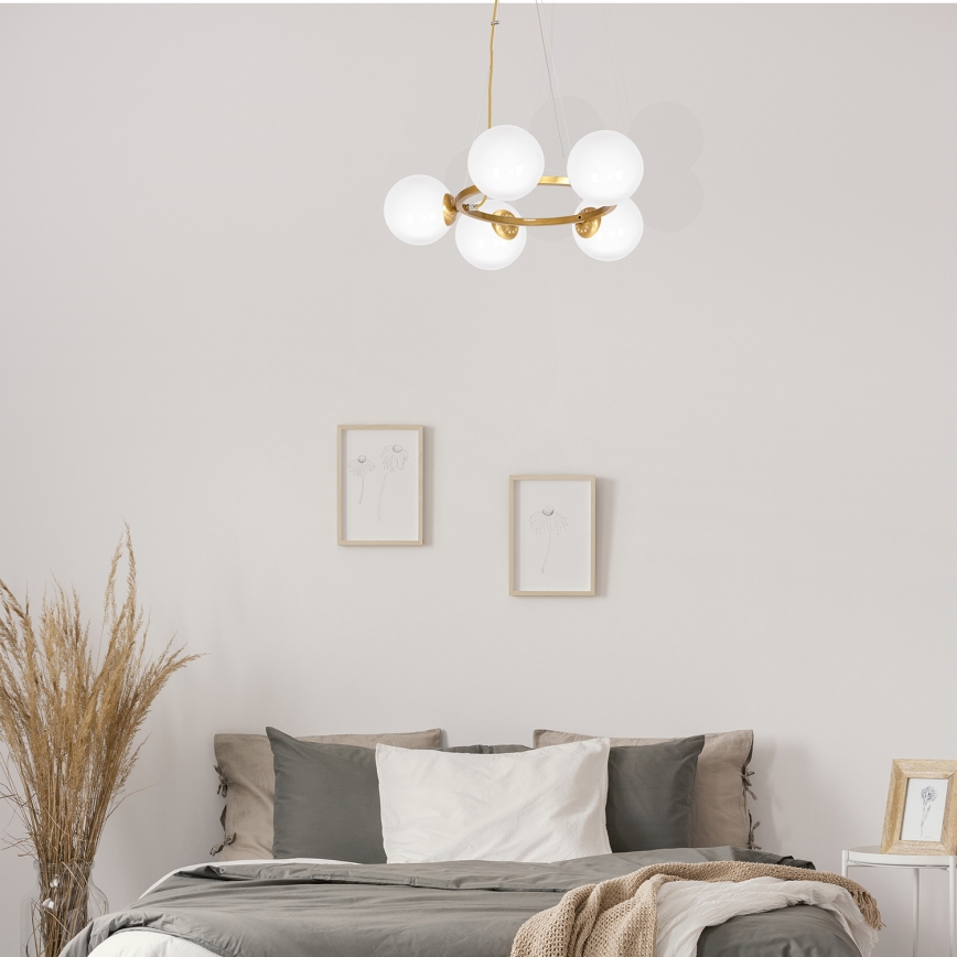 Luster na lanku VIENNA 5xE14/40W/230V