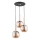 Luster na lanku VOLDA 3xE27/15W/230V pr. 52 cm mosadz