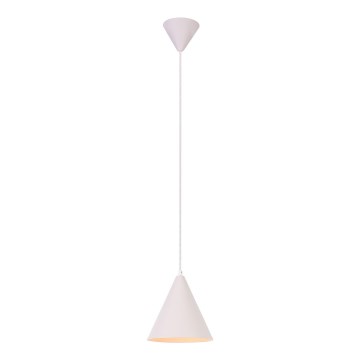 Luster na lanku VOSS 1xE27/40W/230V biela
