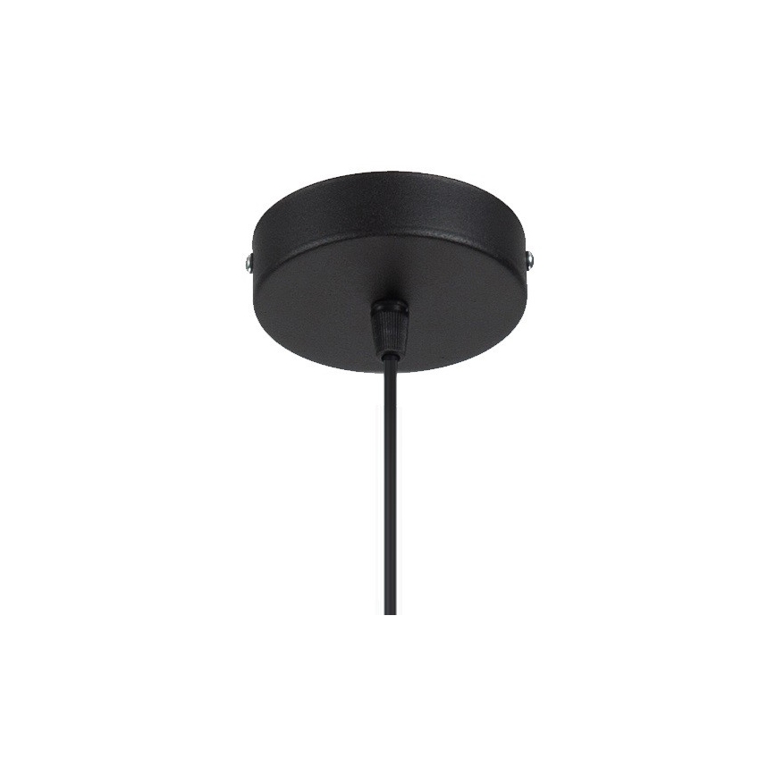 Luster na lanku WILL 1xE27/60W/230V čierna