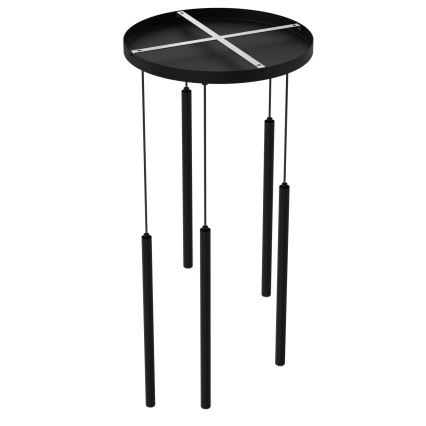 Luster na lanku YORU 8xG9/8W/230V čierny