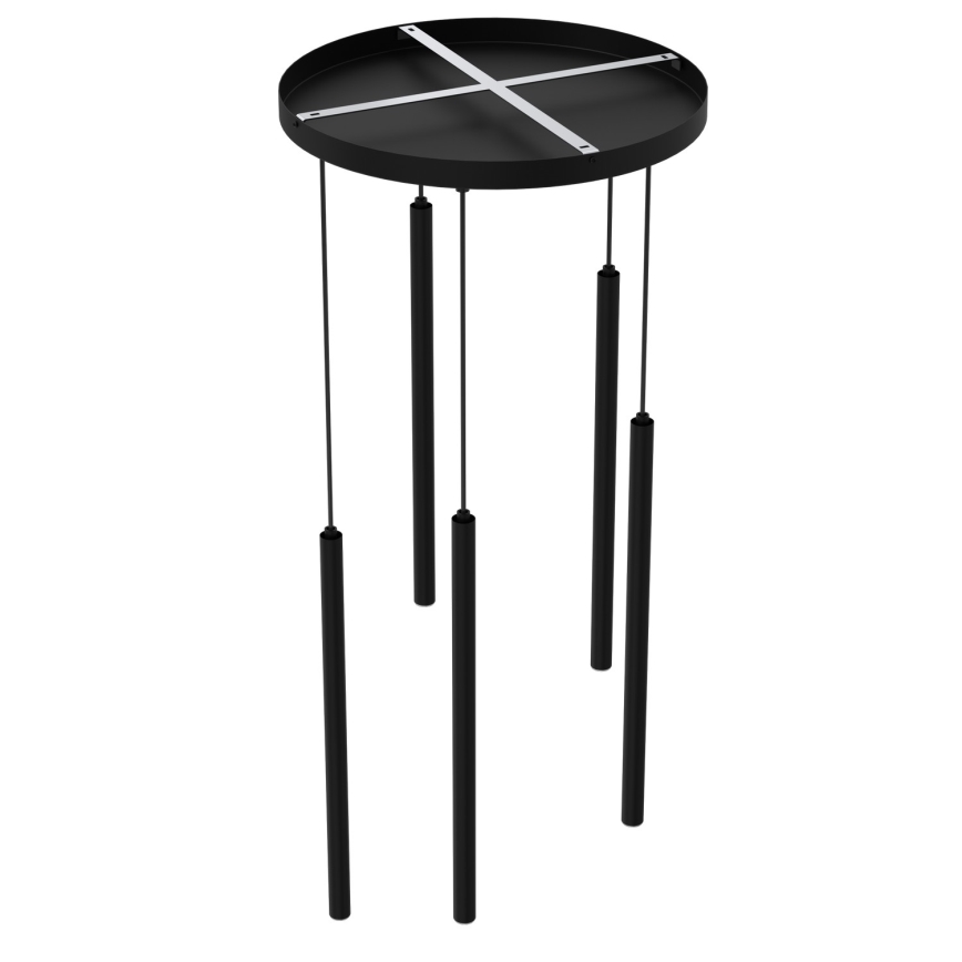 Luster na lanku YORU 8xG9/8W/230V čierny