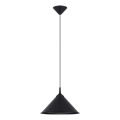 Luster na lanku ZUMA 1xE27/15W/230V pr. 30 cm čierna