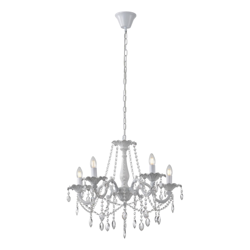 Luster na reťazi 5xE14/15W/230V