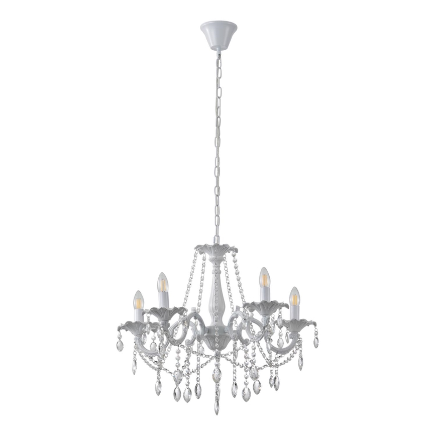 Luster na reťazi 5xE14/15W/230V