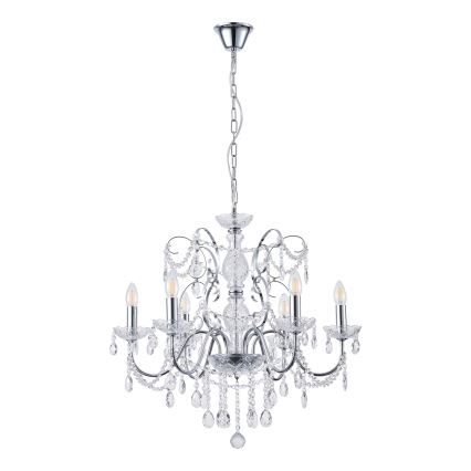 Luster na reťazi 6xE14/15W/230V
