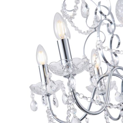 Luster na reťazi 6xE14/15W/230V