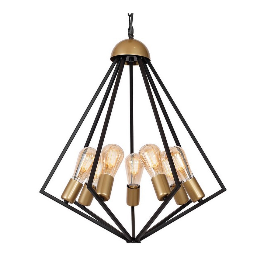 Luster na reťazi ALI 7xE27/60W/230V
