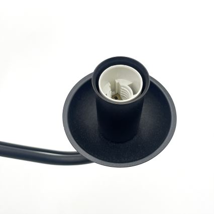 Luster na reťazi ANTON 3xE14/15W/230V čierny