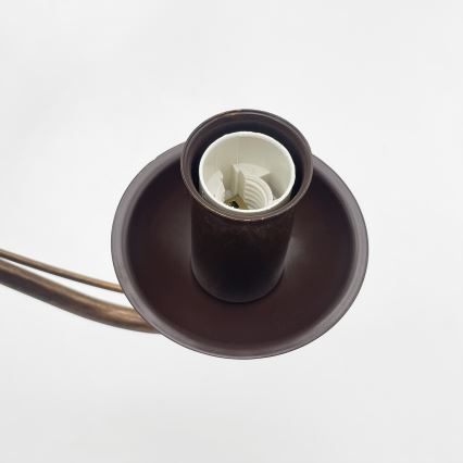 Luster na reťazi ANTON 5xE14/15W/230V bronzový