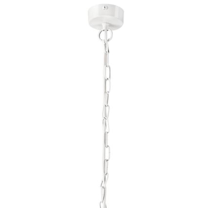 Luster na reťazi CEDRIC II 4xE27/60W/230V biela