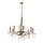 Luster na reťazi CLASSIC 8xE14/40W/230V bronzový