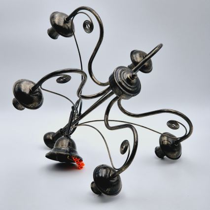 Luster na reťazi DONATO 5xE14/40W/230V