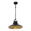 Luster na reťazi IRON 1xE27/60W/230V