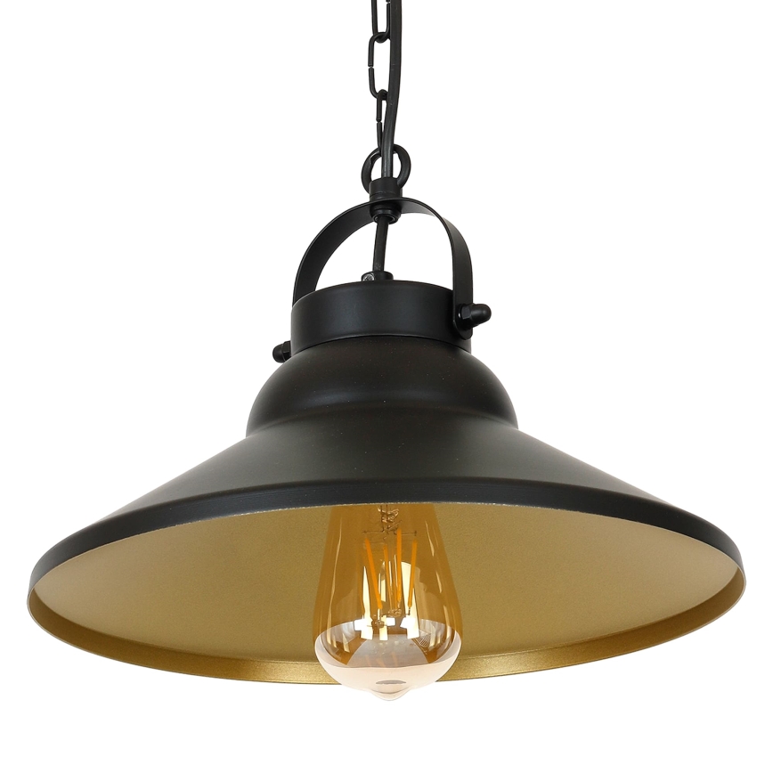 Luster na reťazi IRON 1xE27/60W/230V