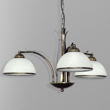 Luster na reťazi KORFU 3xE27/60W/230V