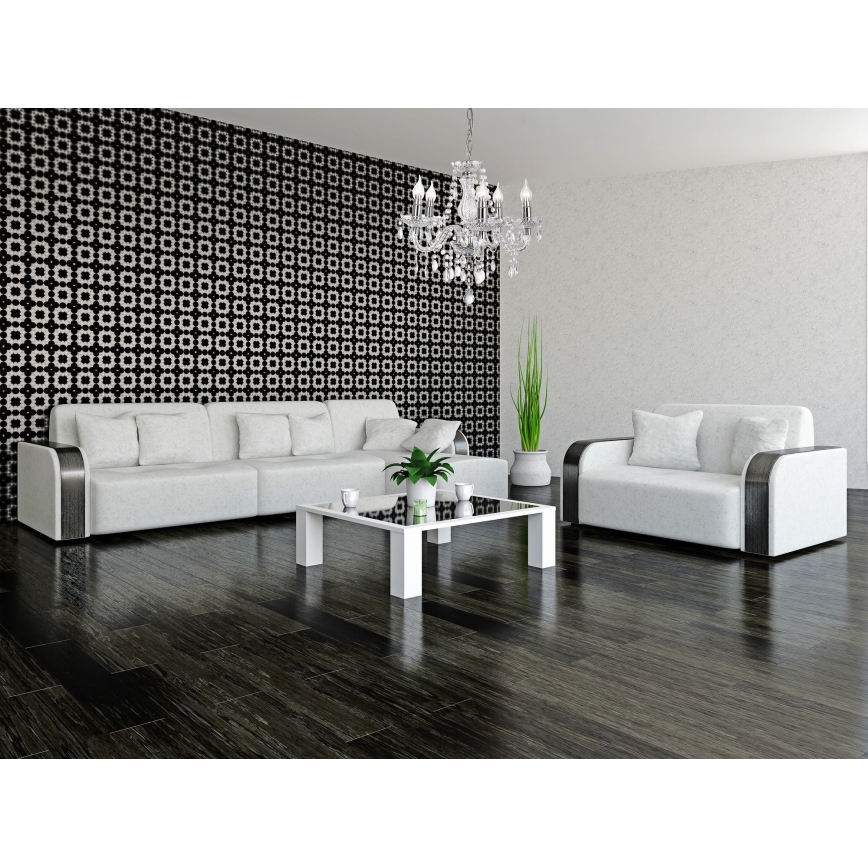 Luster na reťazi MARIE 5xE14/40W/230V lesklý lesklý chróm